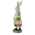 Floristik24 Decoratief konijn vrouwenmand paaseieren decoratief figuur Pasen H37cm