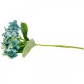 Floristik24 Decoratieve hortensia blauwe kunstbloem Kunsttuinbloem H35cm