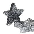 Floristik24 Decoratieve sterren om te strooien 4-5cm zwart 40st