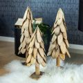 Floristik24 Deco kerstboom hout rustiek kerstboom H55cm