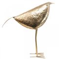 Floristik24 Deco vogel Decoratie figuur vogel goud metaal decoratie 41×13×42cm