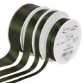 Decoratief taftlint, groen, diverse breedtes, 50 meter | Floristik24.nl