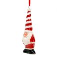 Floristik24 Decoratief figuur Kerstman om op te hangen 11cm 1p