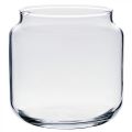 Floristik24 Decoratief glas, bloemenvaas, glazen lantaarn, tafeldecoratie Ø10cm H10cm 6st