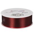 Rood decoratief lint van taft,