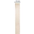 Smal beige cadeaulint, fijn lint voor verpakkingen, 10 mm breed, 50 m lang | Floristik24.nl