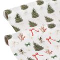 Floristik24 Decoratiestof voor kerst, per meter verkocht, 120 cm breed, 2 stuks