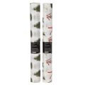 Decoratiestof voor kerst, per meter verkocht, 120 cm breed, 2 stuks | Floristik24.nl