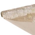 Tafelloper, decoratieve stof, met patroon, brede strikken, 35x120cm, 2 stuks | Floristik24.nl