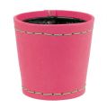 Floristik24 Decoratieve pot roze Ø12cm H11.5cm