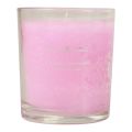 Floristik24 Geurkaars in glas geurkaars kersenbloesem roze H8cm