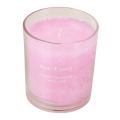 Floristik24 Geurkaars in glas geurkaars kersenbloesem roze H8cm