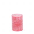 Floristik24 Effen gekleurde kaarsen roze 60x80mm 4st