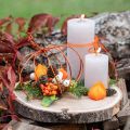 Effen kaarsen wit 85x120mm 2 st | Floristik24.nl