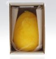 Floristik24 Deco eierkaars citroen 14cm