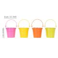 Kleurrijke emmertjes, Ø8cm H7,5cm, 12 stuks | Floristik24.nl