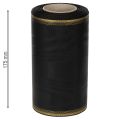 Elegante moiré kranslint, 175 mm zwart met parelrand en taftbinding, decoratief lint voor rouwbloemwerk, striklint, 25 m | Floristik24.nl