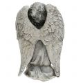 Floristik24 Deco engel grijs 15cm