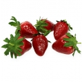 Floristik24 Kunstmatige aardbeien rood soort. 33st