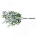 Floristik24 Kunst eucalyptus tak besneeuwd deco tak eucalyptus Kerst 48cm