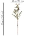 Decoratie met kunstmatige eucalyptustakken, takkenarrangement, 3 stuks | Floristik24.nl