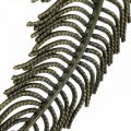 Floristik24 Decoratieve veren, sieraden hangers, metalen veren, verspreide decoratie brons L8cm 10 stuks