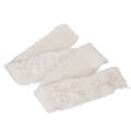 Witte pluizige decoratieve