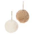Floristik24 Decoratieve pomponbal voor de kerstboom, 10 cm