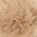 Decoratieve pompon om op te hangen, pluizige bal van imitatiebont, 7 cm, 6 stuks | Floristik24.nl