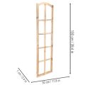 Houten raamkozijn als wanddecoratie, 100 cm | Floristik24.nl
