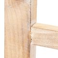 Houten raamkozijn als wanddecoratie, 100 cm | Floristik24.nl