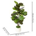 Kunstmatige Ficus lyrata 120 cm, decoratief voor de woonkamer | Floristik24.nl