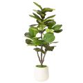 Kunstmatige Ficus lyrata 120 cm, decoratief voor de woonkamer | Floristik24.nl