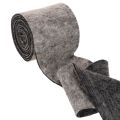 Tweekleurige scharnier voor potten van wolvilt, grijs/zwart, 15 cm x 5 m | Floristik24.nl