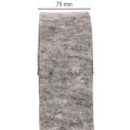 Viltband, potband, 100% wol, grijs/zwart, 7,5 cm breed, 5 m lang | Floristik24.nl