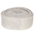 Tweekleurig vilten lint,