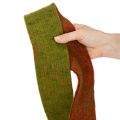Viltband, tweekleurige pannenlapband, 100% wol, rood/groen, 7,5 cm breed, 5 m lang | Floristik24.nl