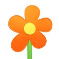 Floristik24 Vilten bloem oranje 87cm