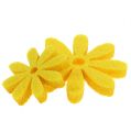 Floristik24 Vilten bloemenset in geel 96 stuks