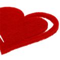 Floristik24 Vilt harten 5,5cm rood 90st