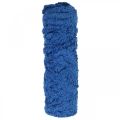 Floristik24 Viltkoord fleece Mirabell geringd blauw 35m