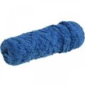 Floristik24 Viltkoord fleece Mirabell geringd blauw 35m