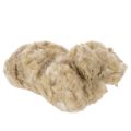 Floristik24 Natuurlijke beige schapenwol, los, voor knutselen en decoreren, 250 g