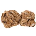 Floristik24 Bruin gemêleerde schapenwol, natuurlijke wol, los, voor knutselprojecten, 250 g