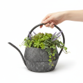 Decoratieve metalen gieter/theepot, zwart, vintage stijl | Floristik24.nl