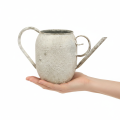 Vintage metalen plantenpot/gieter, antieke tuindecoratie, 32x10,5x18cm | Floristik24.nl