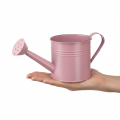 Decoratieve gieter, roze metalen plantenbak, Ø13,5 cm H12,5 cm | Floristik24.nl