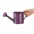 Decoratieve gieter, paarse metalen plantenbak, Ø13,5 cm H12,5 cm | Floristik24.nl