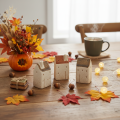 Decoratieve keramische huisjesset, miniatuurhuisjes om neer te zetten, 7 cm, 3 stuks | Floristik24.nl