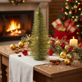 Kunstmatige groene kerstboom met standaard voor tafeldecoratie, 90 cm | Floristik24.nl